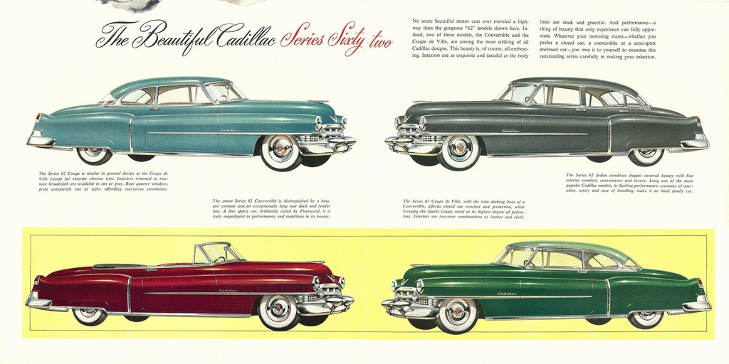 1951 Cadillac Brochure Page 3